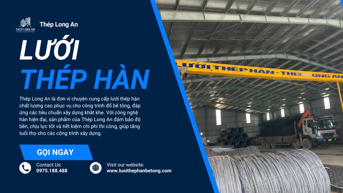 Lưới Thép Hàn - Thép Long An - Đổ Bê Tông facility 1