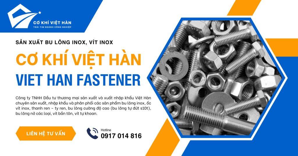 Bu lông, Ốc vít Inox Việt Hàn facility 2
