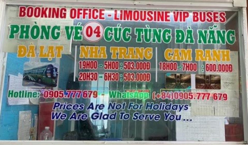 Xe Đà Nẵng đi Đà Lạt facility 1