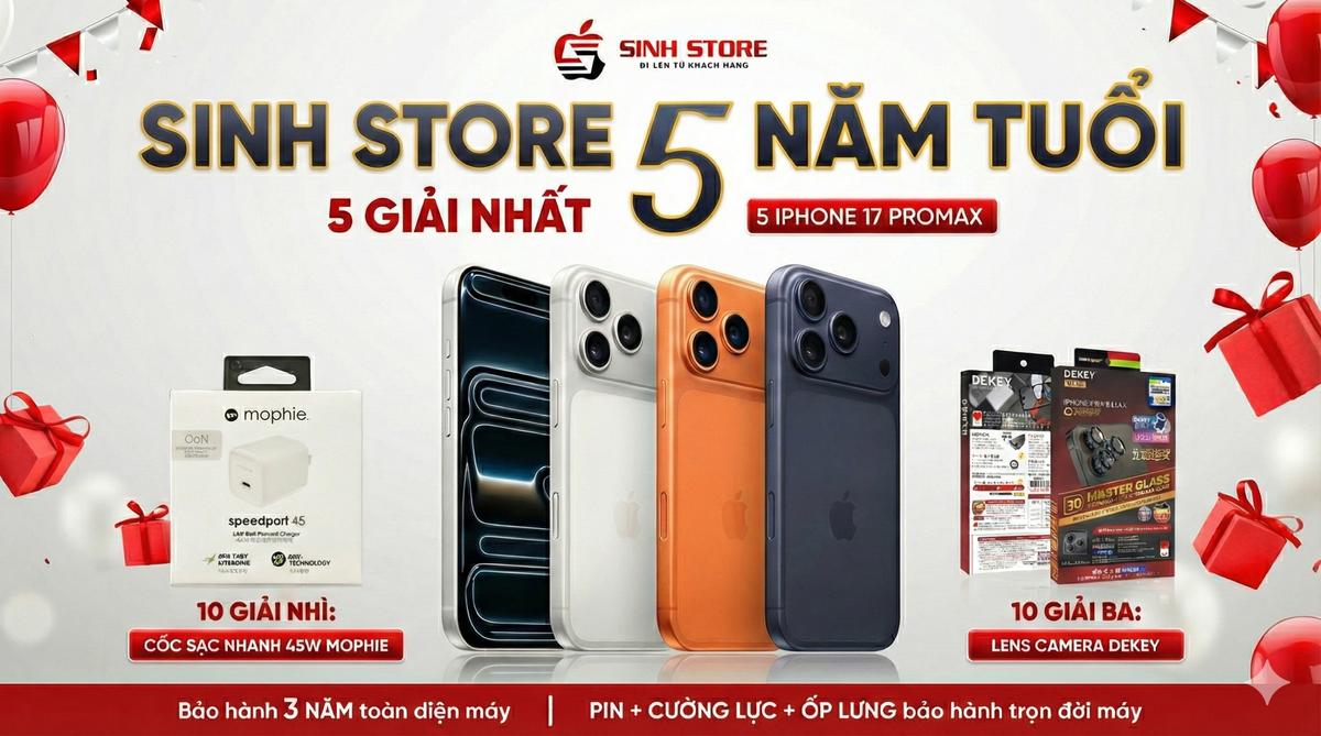Tiệm điện thoại SINH STORE chuyên iPhone facility 3