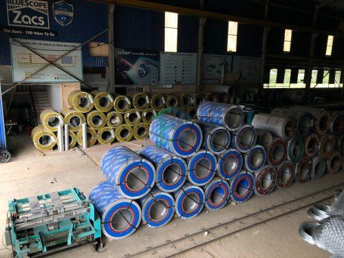 THẢO HƯƠNG | Nhà máy Tôn xốp - Thép - Xà Gồ - Lưới B40 - Rọ đá facility 2
