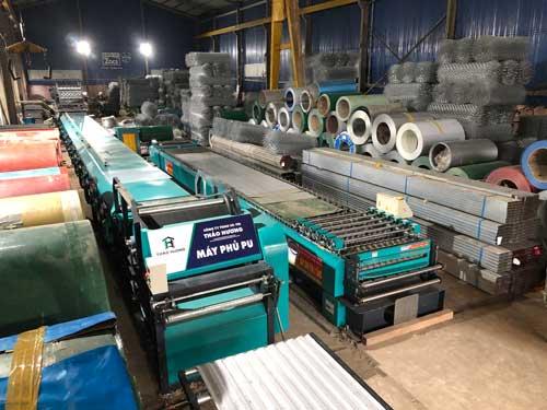 THẢO HƯƠNG | Nhà máy Tôn xốp - Thép - Xà Gồ - Lưới B40 - Rọ đá facility 3